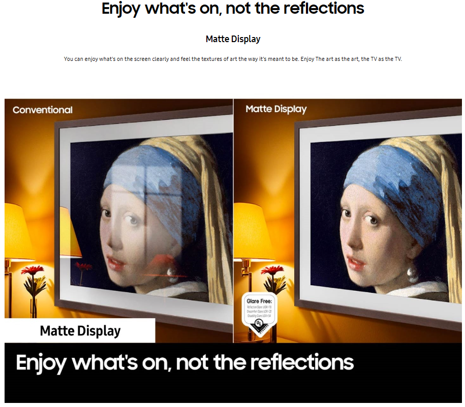 Samsung Frame TV 32 Inch The Frame 32" QLED Smart Lifestyle Gaming LED