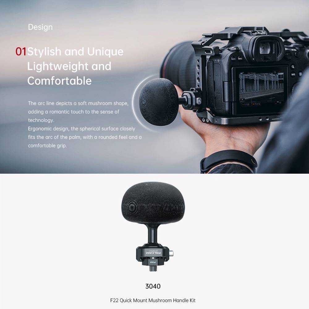 Ulanzi Falcam F22 Quick Release Mushroom Handle Hand Grip Cage Mount ...