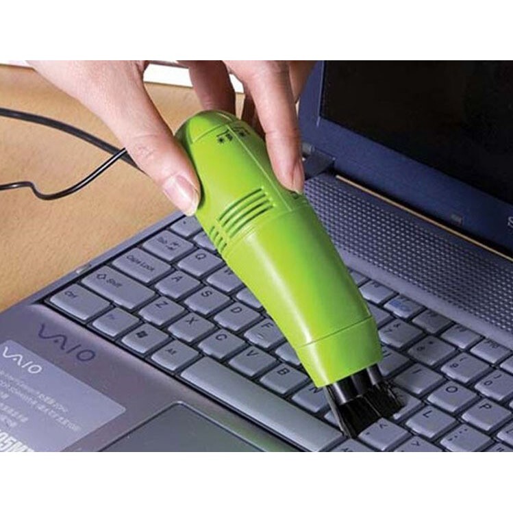 Mini USB Computer Vacuum Keyboard Brush Cleaner Laptop Brush Dust ...