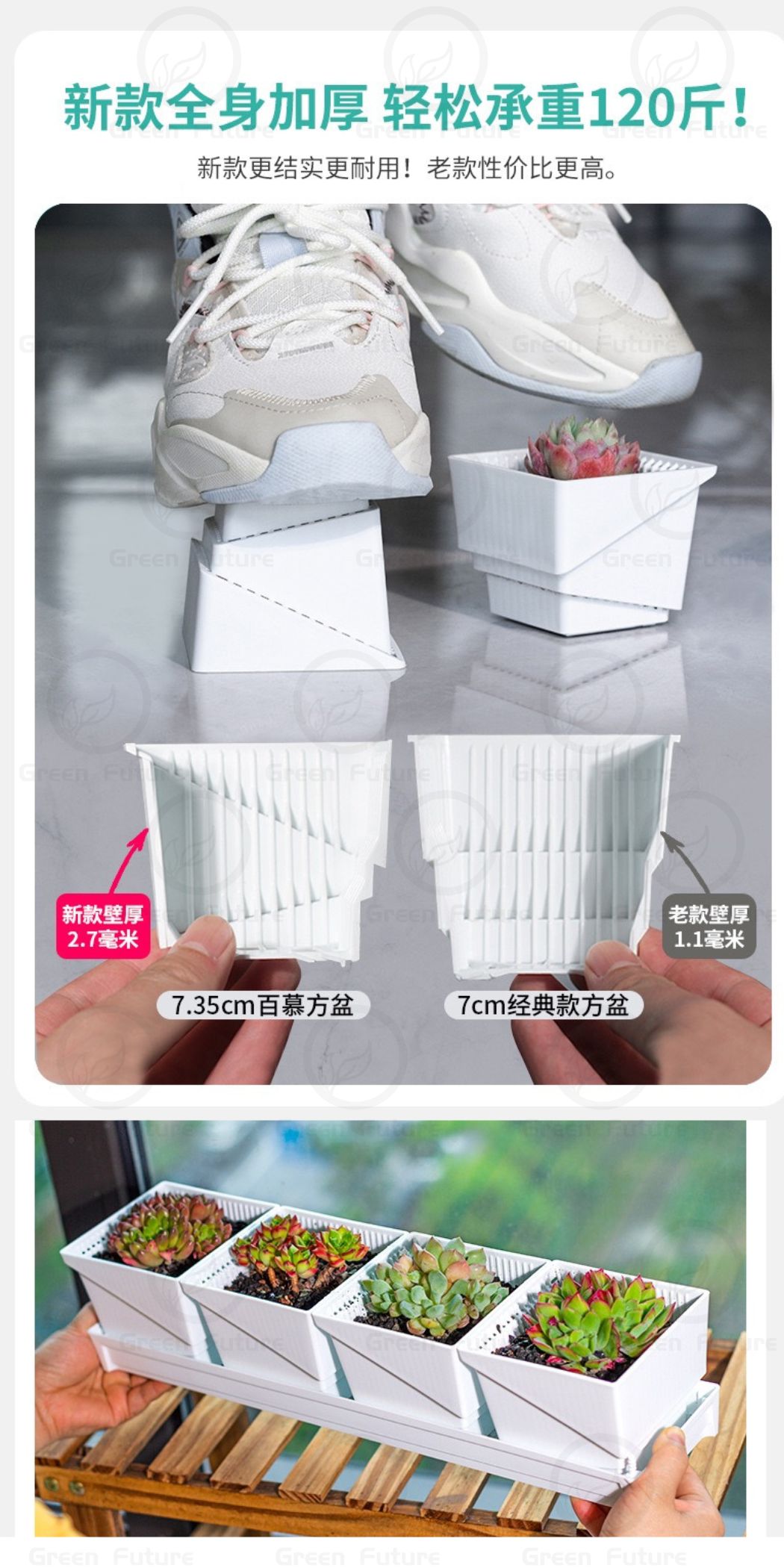 [READY STOCK]养多肉植物神器 多肉盆 仙人掌盆 多肉植物盆 MESHPOT 控根花盆 SUCCULENTS POT CASTUS ...