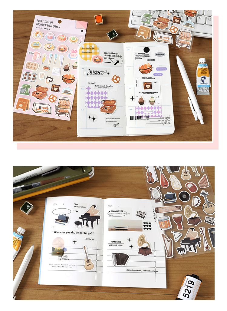 IFM Creative Life Love Poetry Series Deco Stickers DIY Decorations ...