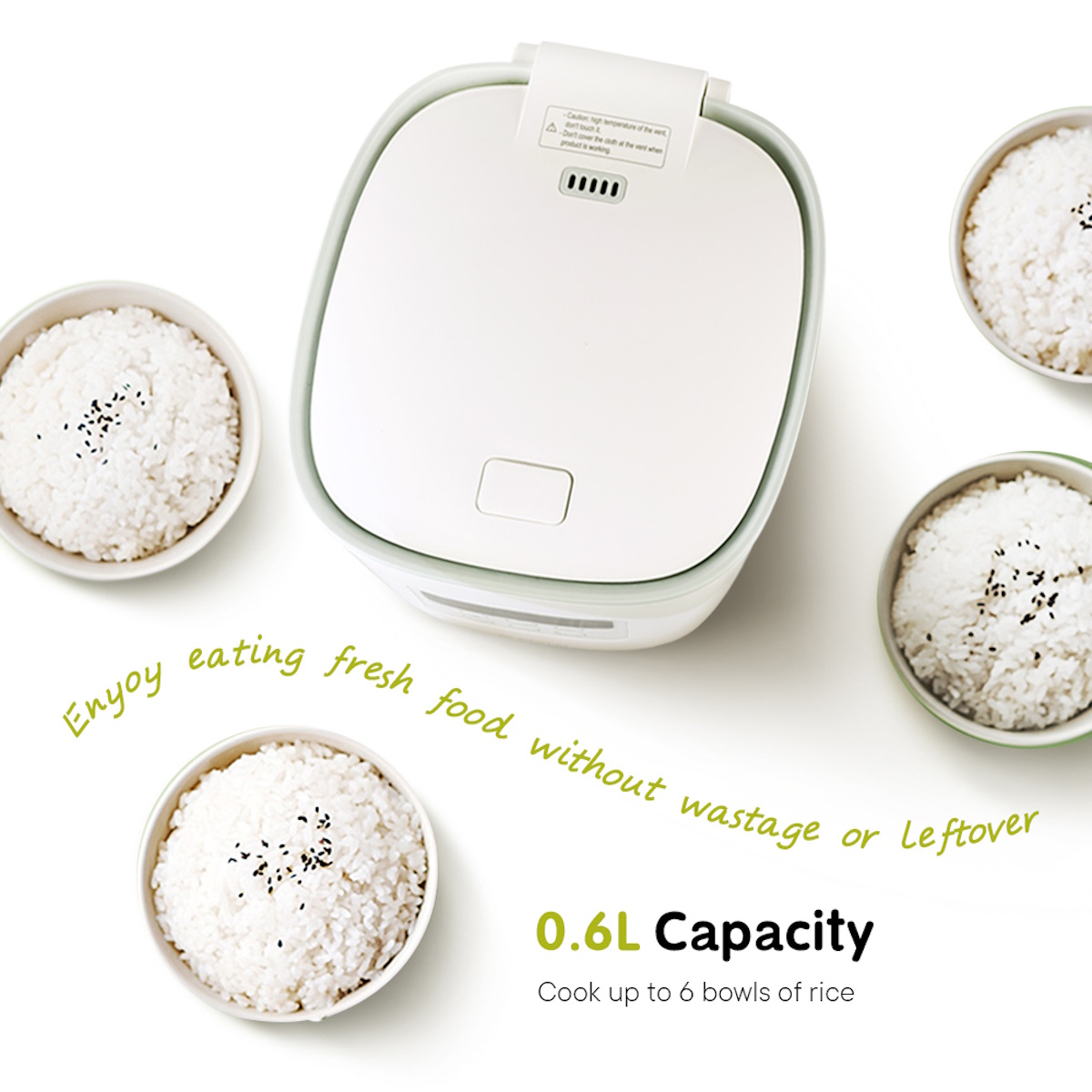 [Official Store] Buffalo Mini Smart Stainless Steel Rice Cooker KW86 ...