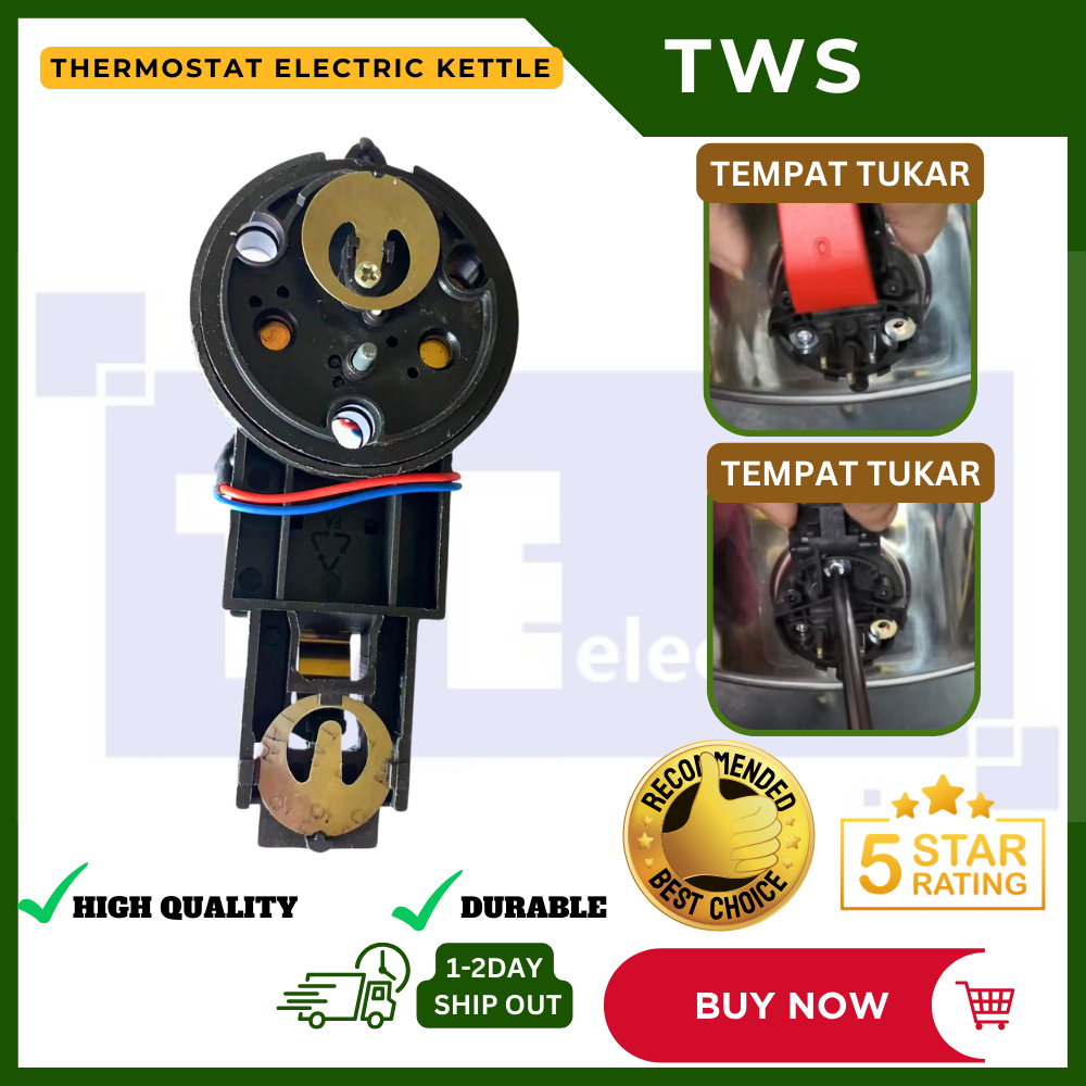 Kettle Heating Element Kettle Thermostat Spare Parts Pemanas Air ...