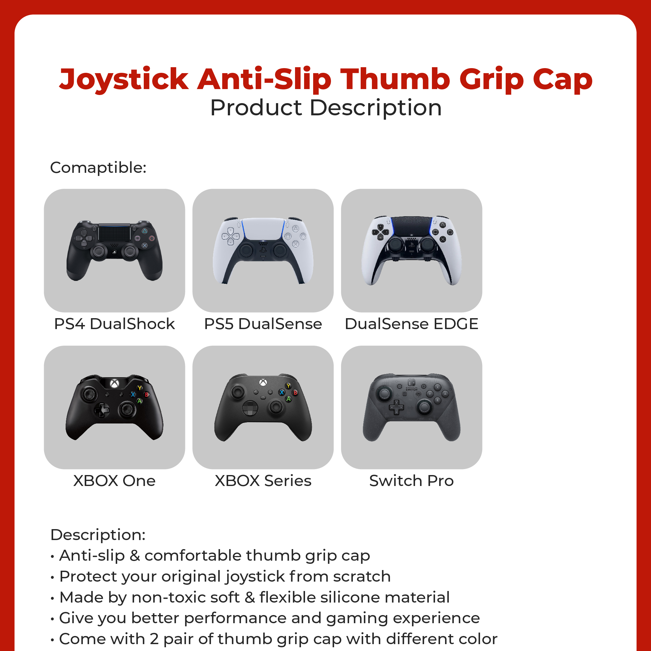 YOK PS4 joystick grip - その他