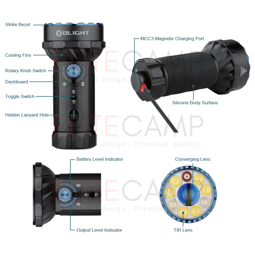 Olight Marauder Mini Search and Rescue Camping Hiking Emergency ...