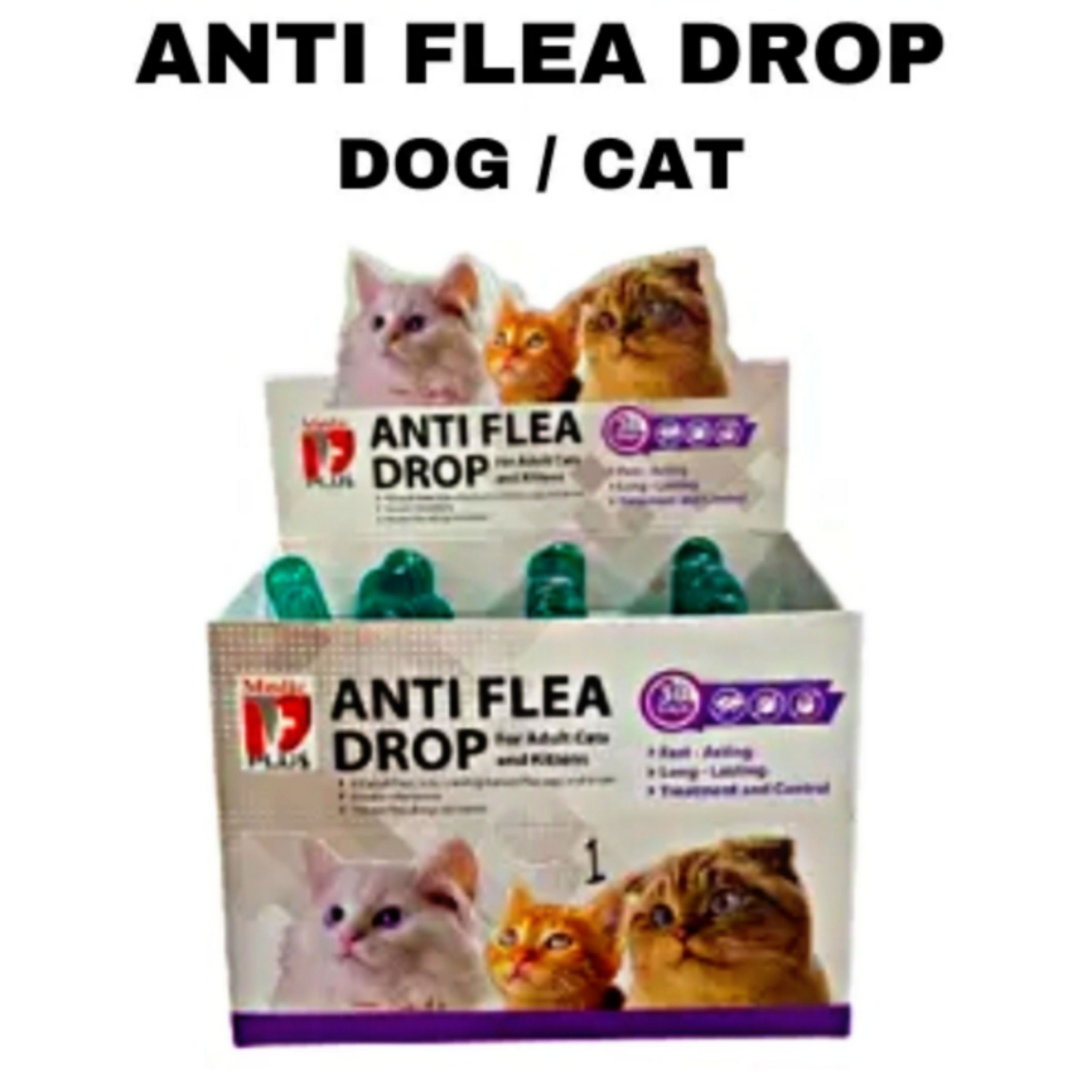 MEDIC PLUS Anti-Flea Drop / Flea & Ticks Treatment For (Cats) (Ubat ...