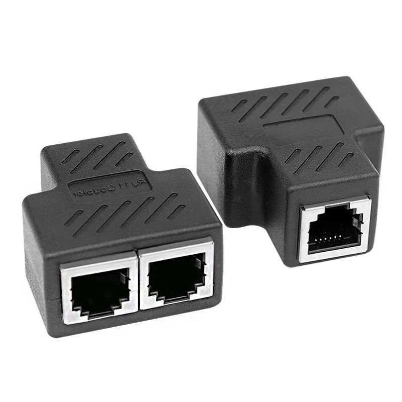 Network Rj45 Cat5 Cat6 Cable Port Network Cable Splitter Extender Plug