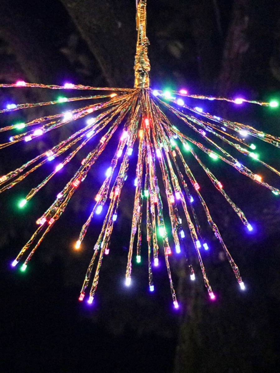 Fireworks LED Light Outdoor Waterproof Hanging Tree Light Lampu LED CNY ...