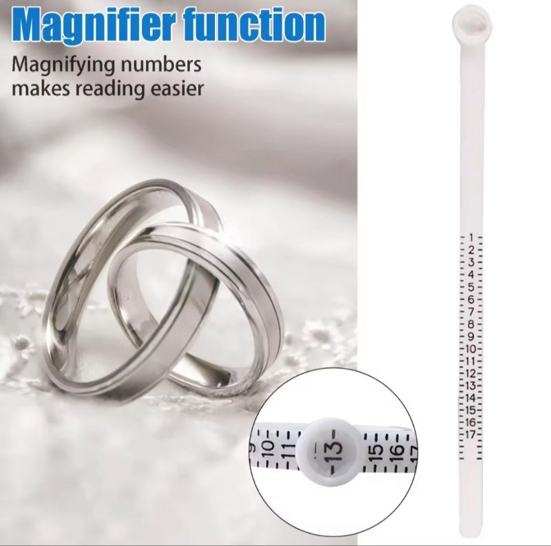 Ring Sizer Soft.Ruler Tool US/HK Size Measure Gauge | Shopee Malaysia