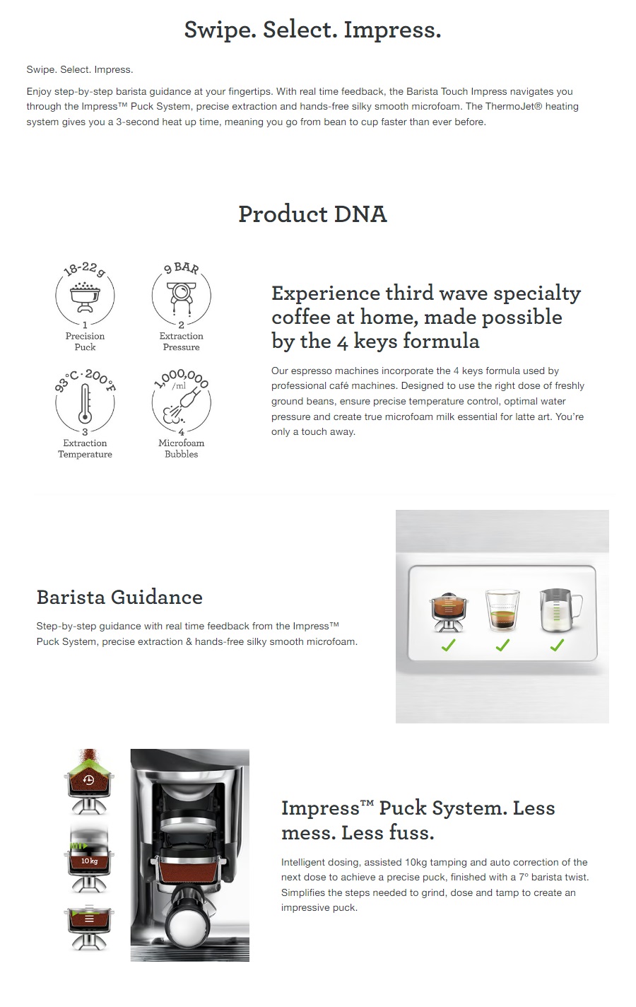 [Ready Stock] Breville BES881 the Barista Touch™ Impress Coffee