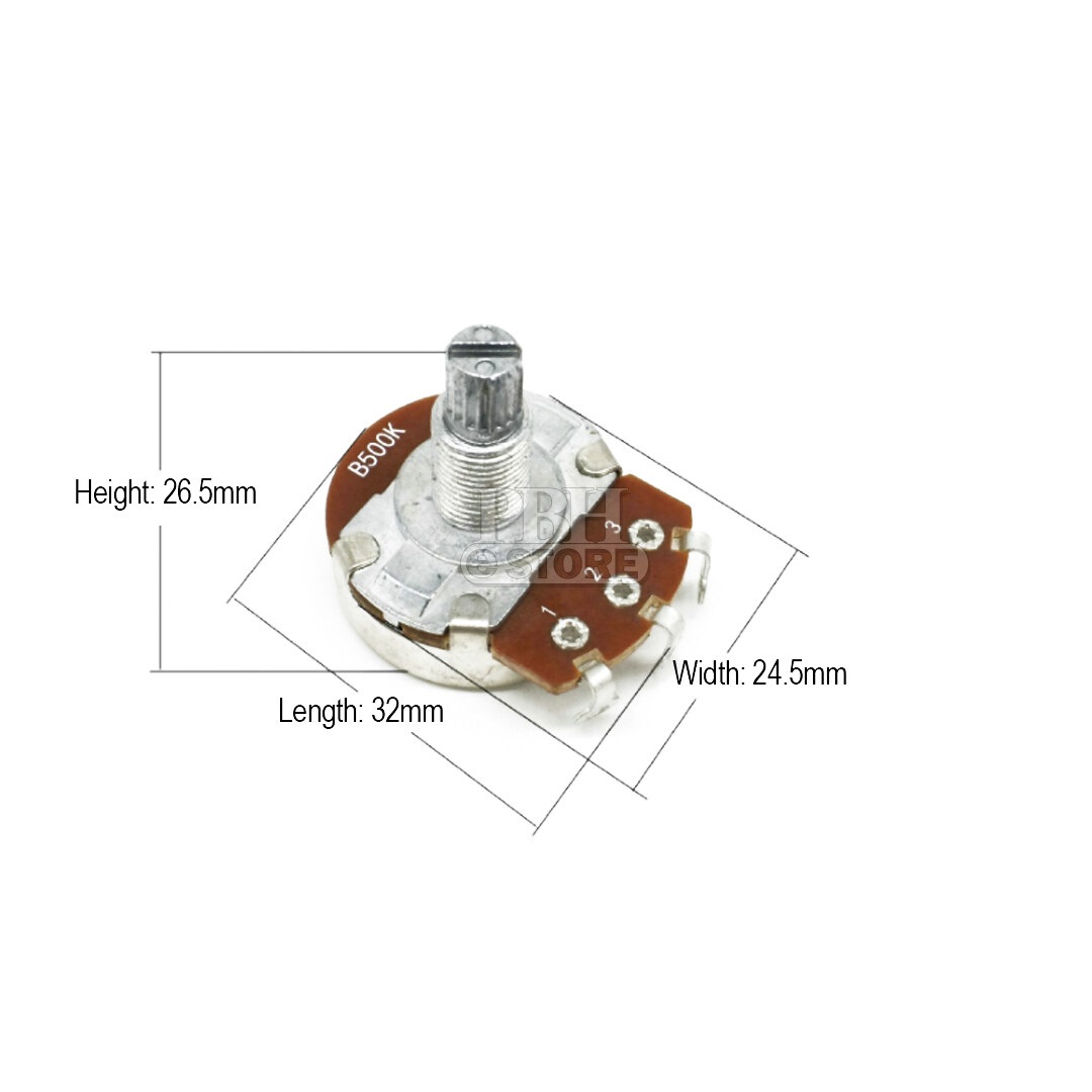Bassgitarren Potentiometer A250K B250K - Für Jazz Und Precision Bässe