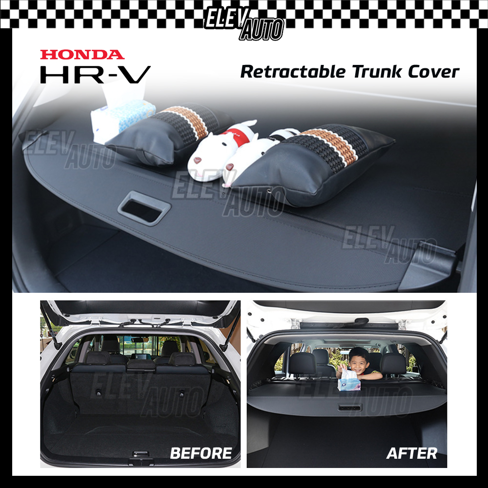 Honda HRV HR-V 2022 2023 2024 Leather Retractable Trunk Cover Rear ...