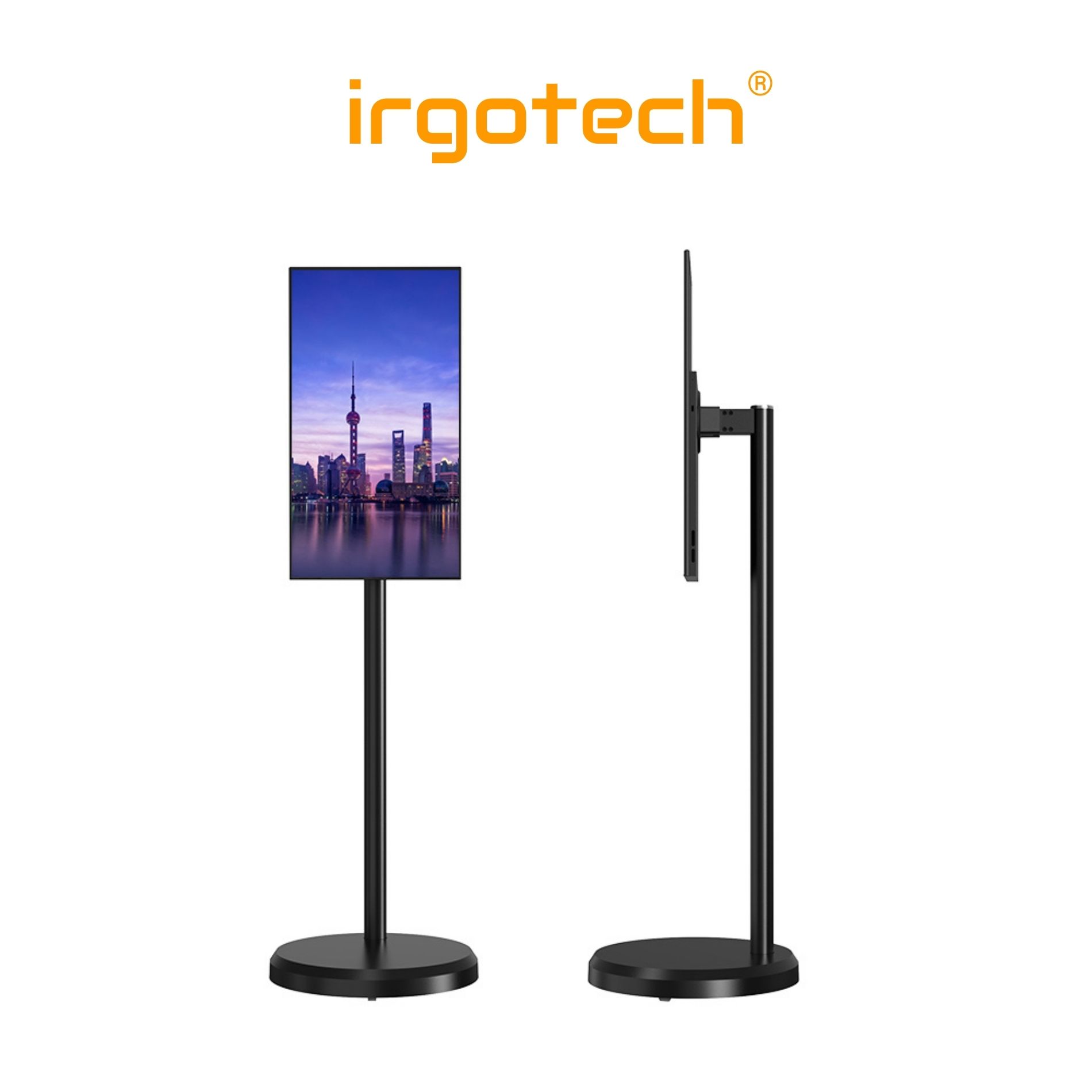 IRGOTECH 21.5'' FHD Smart Monitor with Floor Stand Touch Screen Monitor ...