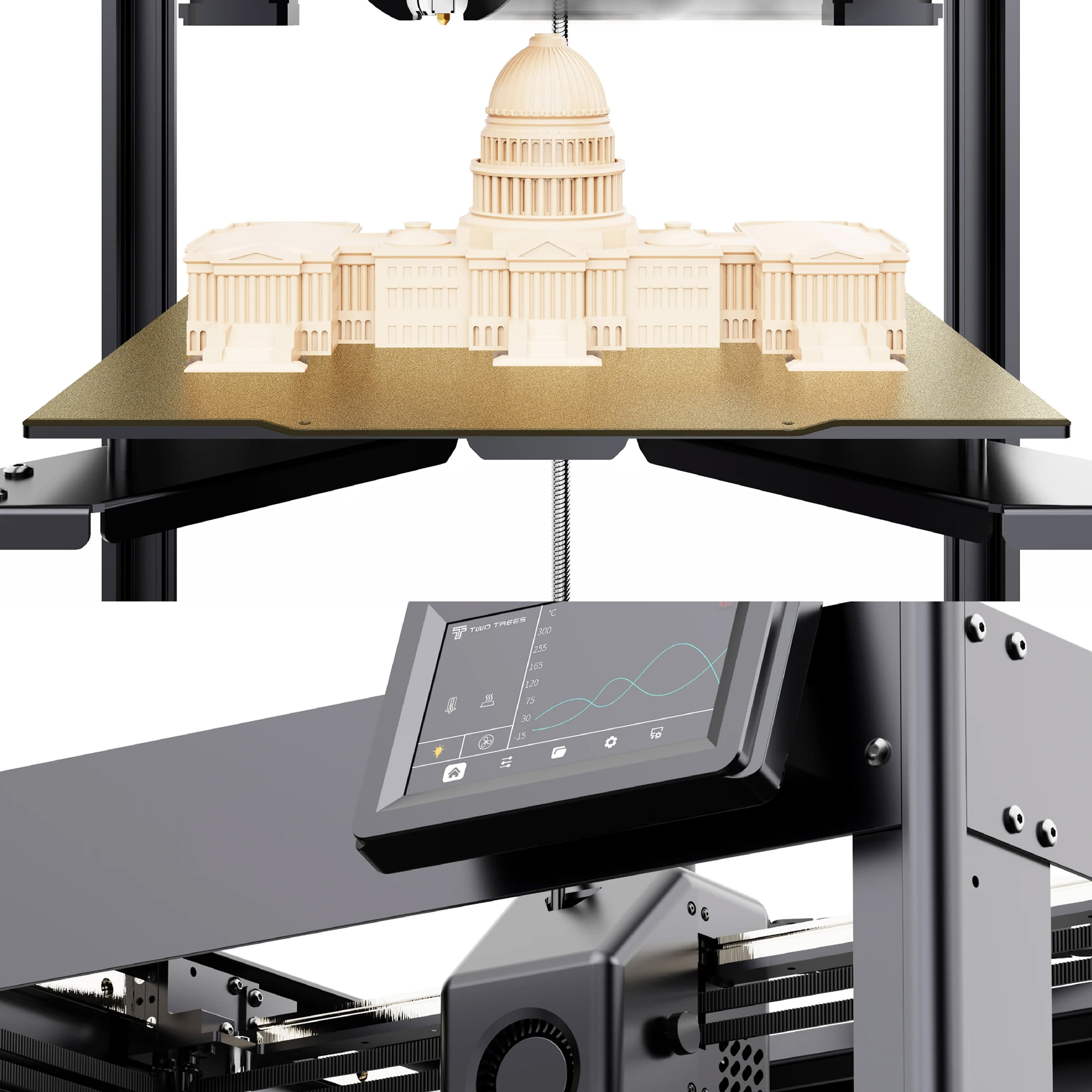 Two Trees SK1 High Speed Printing up to 700mm/s / WiFi Control / All ...