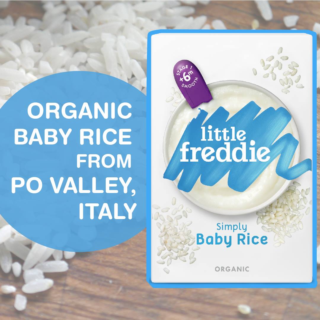 Little Freddie Organic Baby Rice Cereal / 7 Grain Banana Blueberry ...