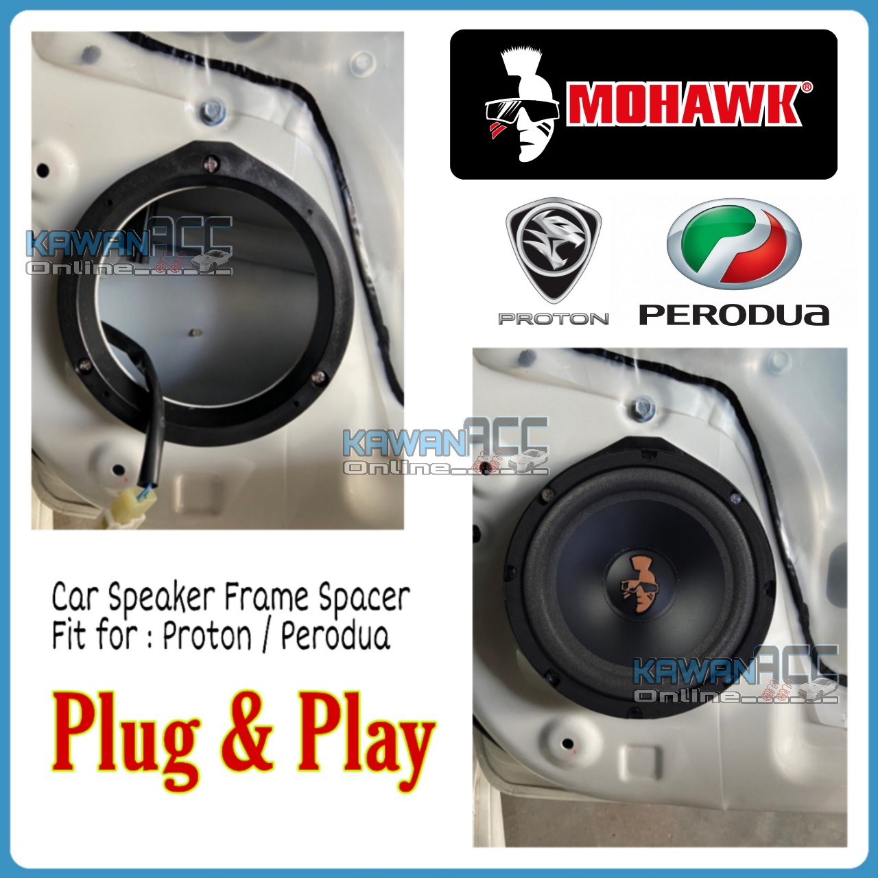 2pcs PROTON / PERODUA 6.5