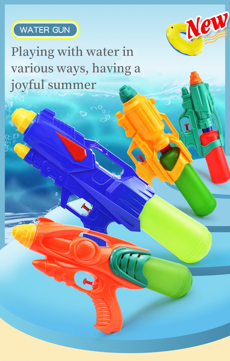 Colourful Water Gun Toy Summer Beach Pistol Air For Swimming Pool Bath ...