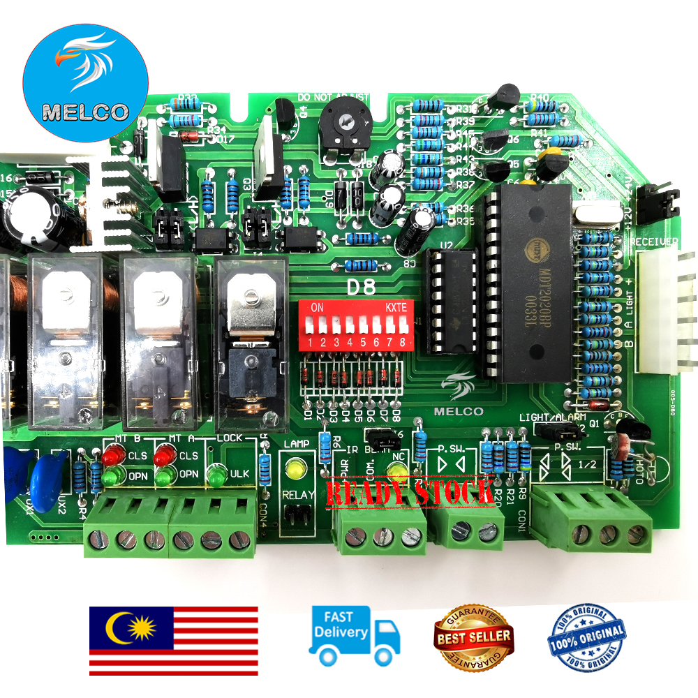 D8 Autogate Control Panel / Board - For Arm Type Swing / Folding Gate ...