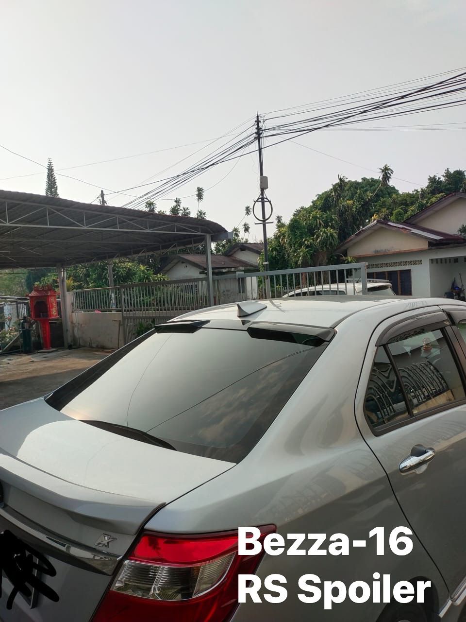 Perodua Bezza 2016-2026 RS STYLE Rear Roof Window Visor Spoiler Rear ...