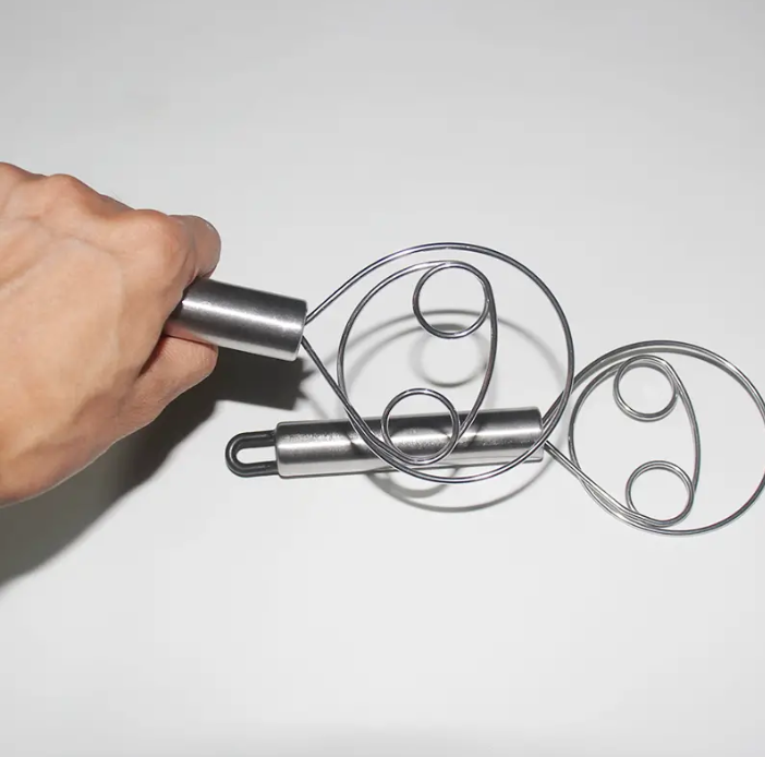 Pantry🍳Flour Dough Whisks Hand Mixer Stainless Steel Handheld Mixer ...