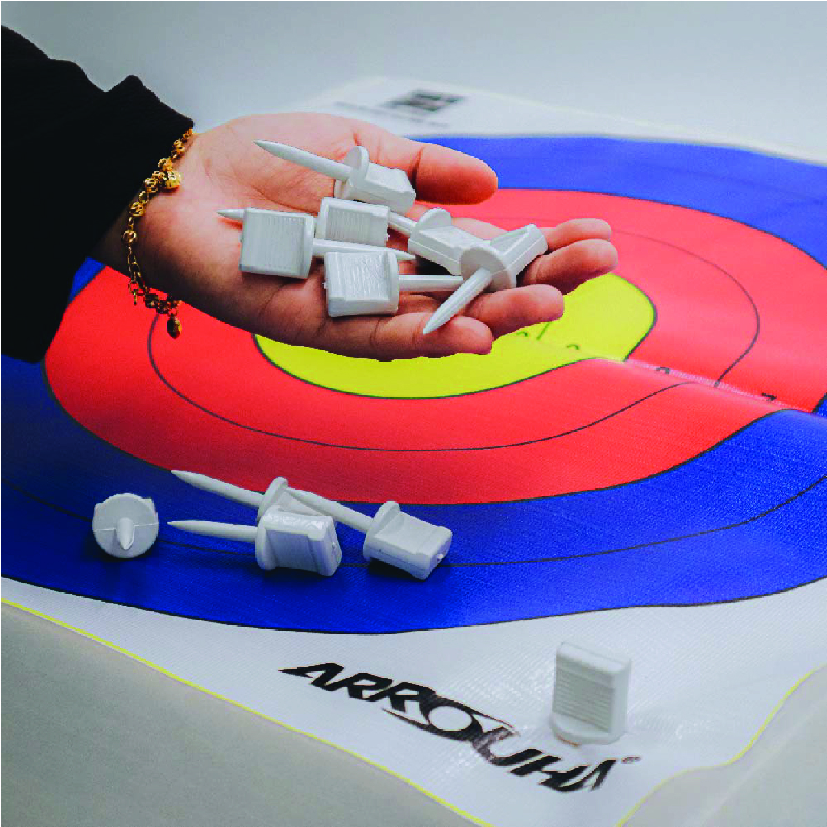 Target Package Type E 80x80x10cm With 5ft Height Wood Target Stand ...