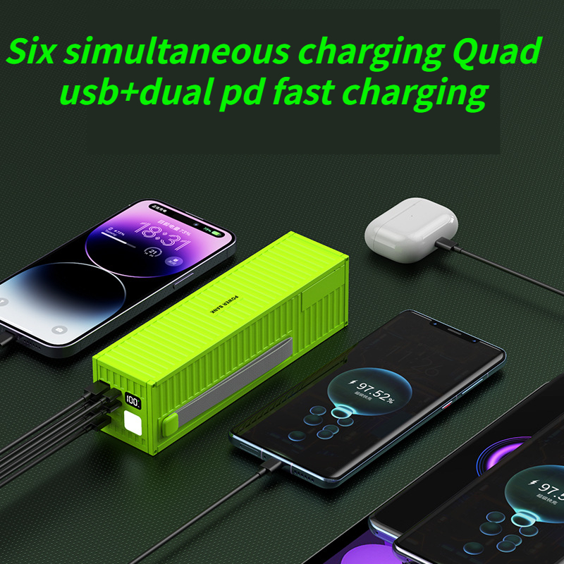 New Power Bank 50000mAh 4USB Type C Ultra thin Large Capacity ...