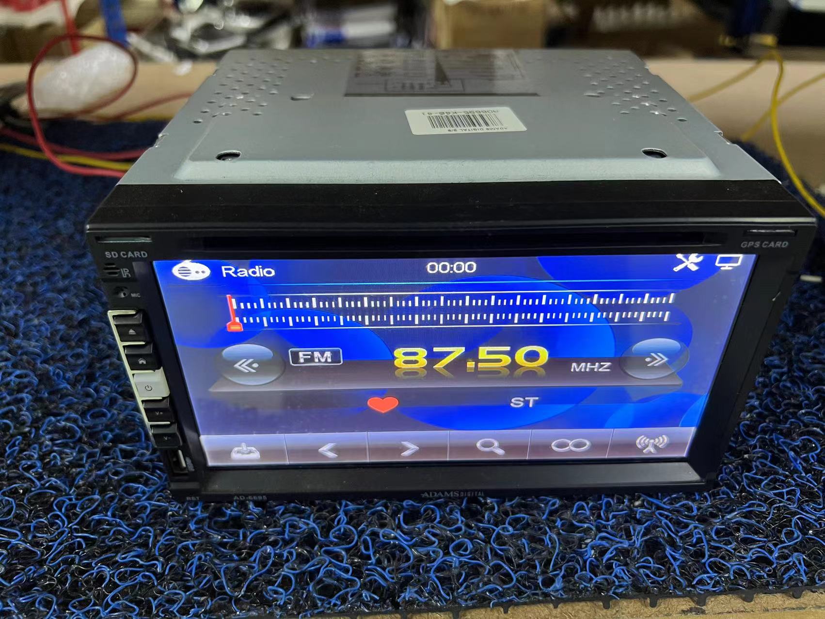 Adam Digital Touch Screen Player Car Multimedia DVD CD USB Radio FM ...