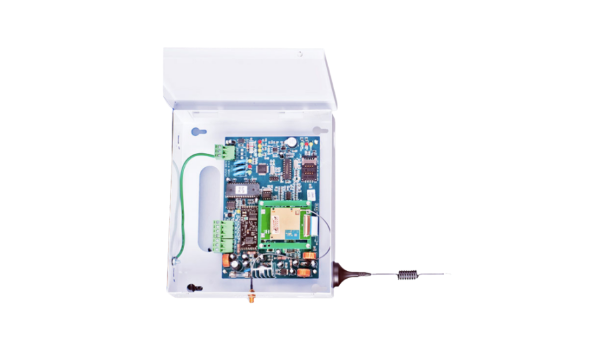 Bluguard 32 64 Zone T64 4G GSM Sim Card Voice Module with Antenna Metal ...
