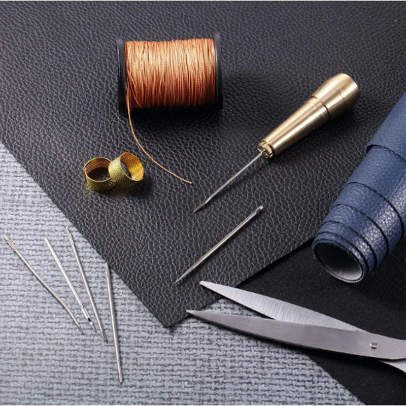 Leather Shoes Sewing Tool Set DIY Hand Sewing Needle Kit Jarum Jahit ...