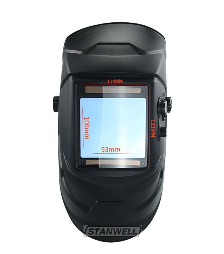Auto Darkening Welding Lens – Solar Powered, Large View, DIN5-13 Adjustable Shade For MIG/TIG/Arc Helmets