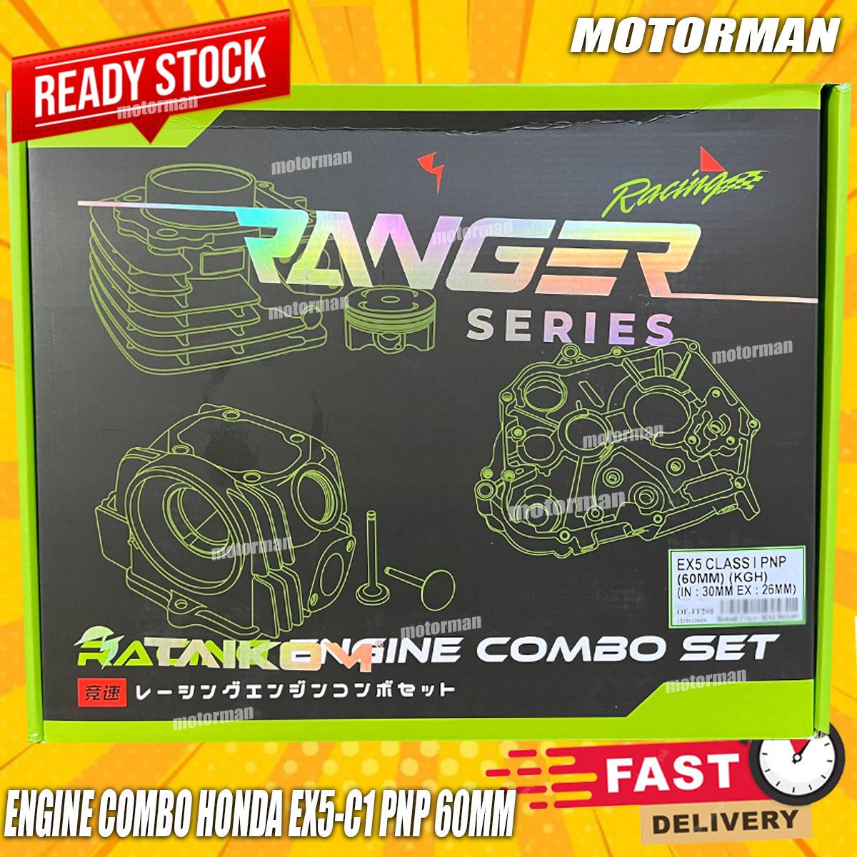 ENGINE COMBO HONDA EX5 CLASS 1 PNP 60MM/65MM IN 28MM EX24MM IN 30MM EX ...