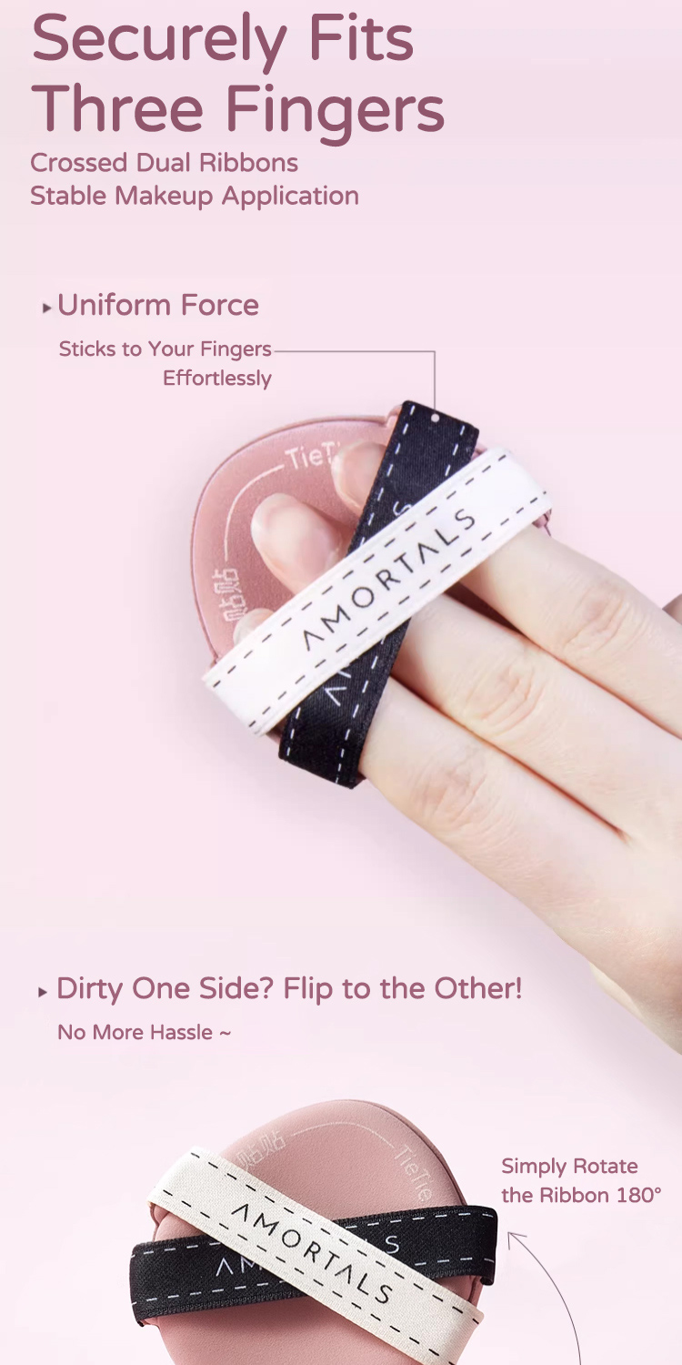 AMORTALS Tietie Air Cushion Makeup Puff Set 尔木萄贴贴粉扑 ...