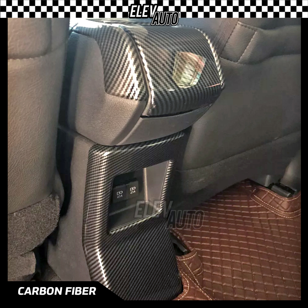 Perodua Alza 2022-2024 Arm Rest Center Console Box Frame Cover Carbon ...