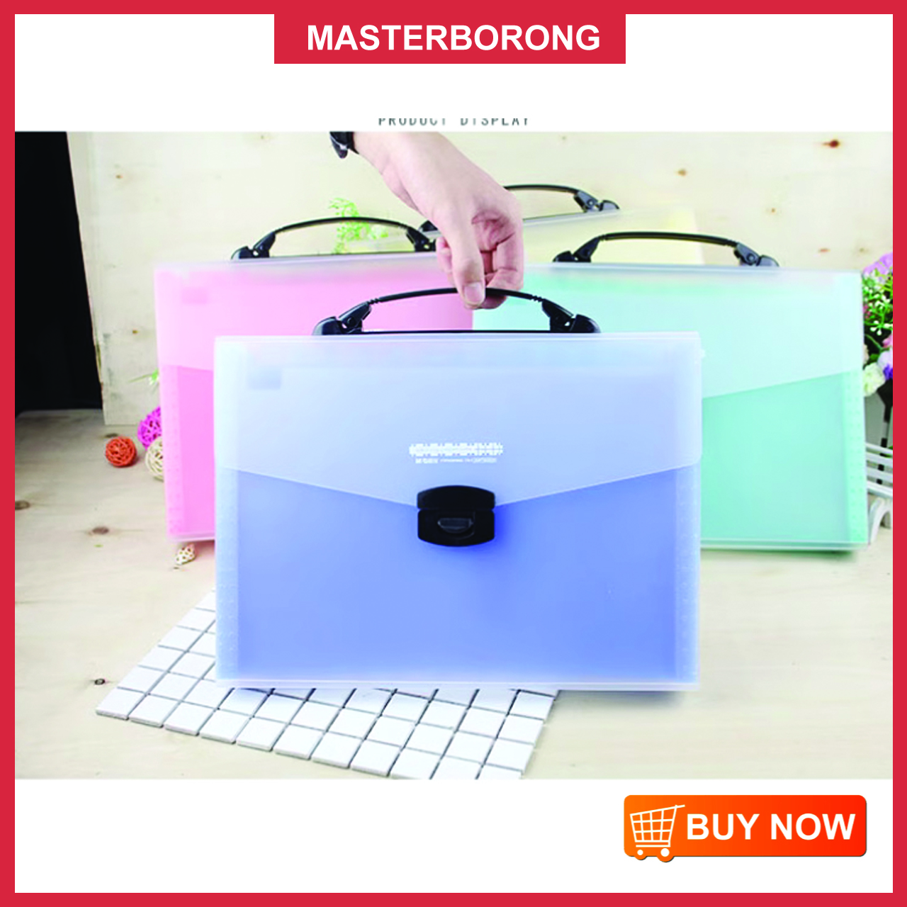 masterborong A4 Expanding File 13 Pocket Multi Layer File Folder ...