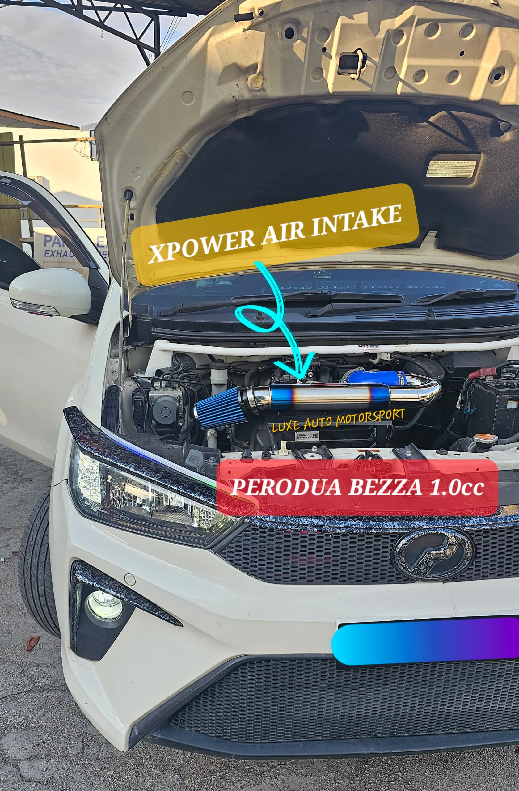 XPower AIR INTAKE Bezza 1.0L New Air Intake Systems | Shopee Malaysia