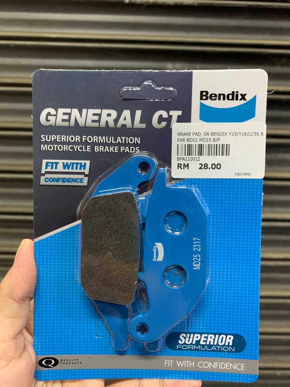 BENDIX RACING BRAKE PAD MD30 MD26 MD51 MD6 MD25 RS150 Y15 Y16 NVX LC4S ...