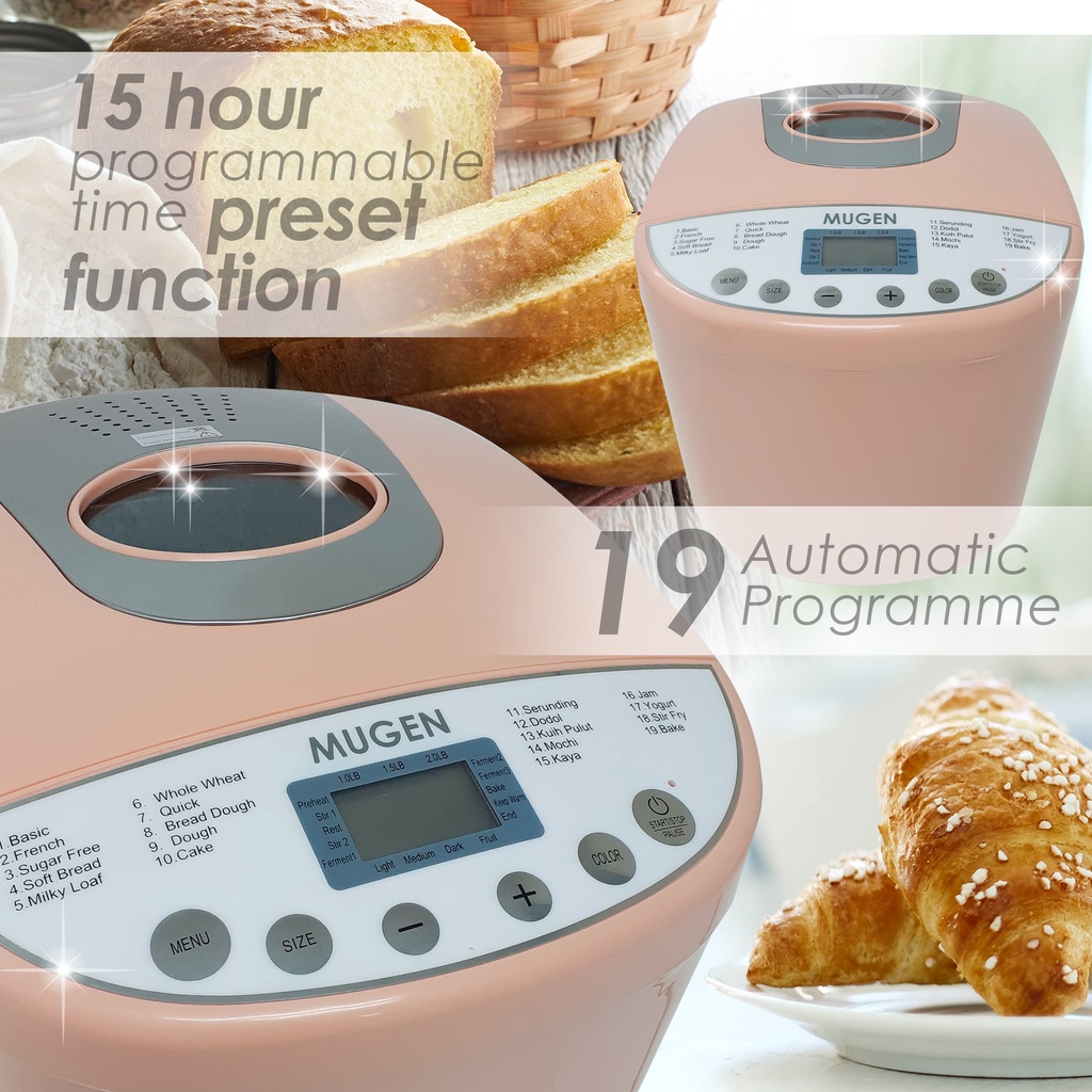 MUGEN Smart Bread Maker V2 (MBM-7000) | Bread | Mymy | Shopee Malaysia