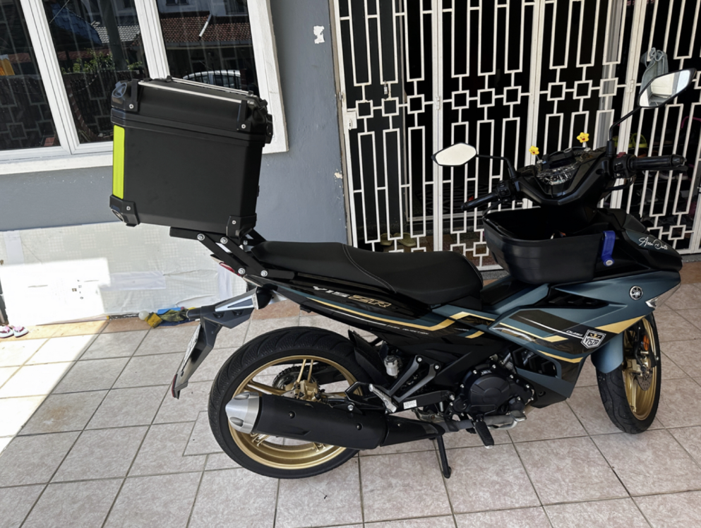 RAPIDO Rack Lipat Top Box 45 Liter Motorcycle Double Lock Box ...