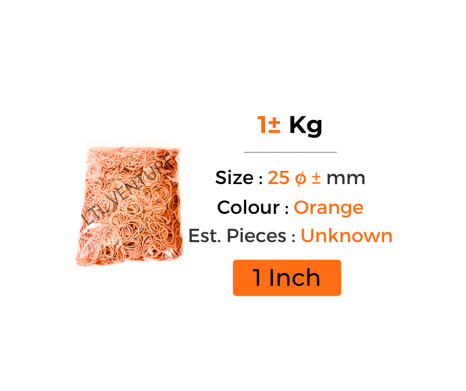 (1Kg) Postmen/Rubber Band White/Red/Green/Orange Post Office Envelope 1 ...