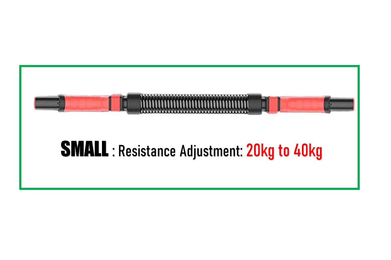 Power Twister Heavy Duty Spring Arm Force Bar 3-level Adjustable 20Kg ...
