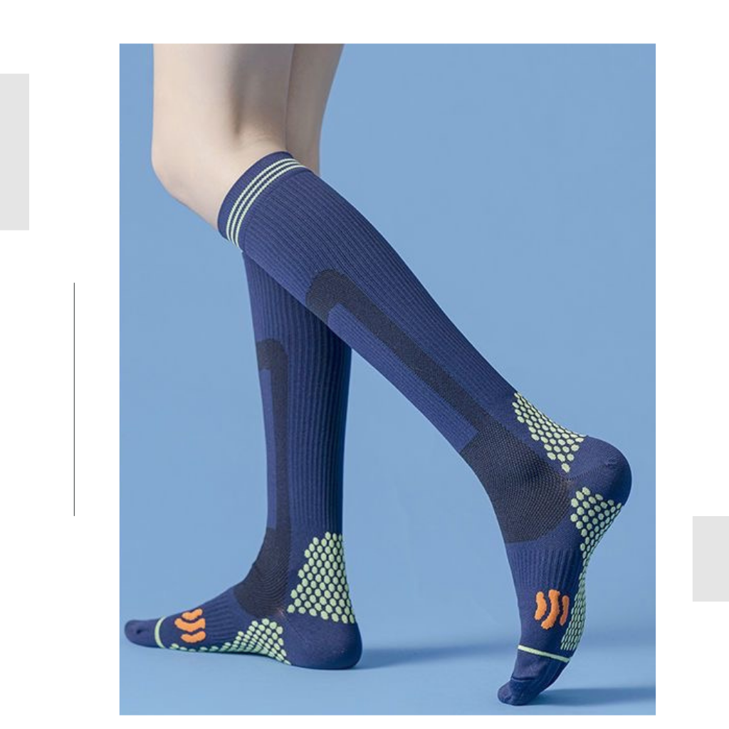 Women Sports Compression Socks Running Fitness Skipping Rope Outdoor ...