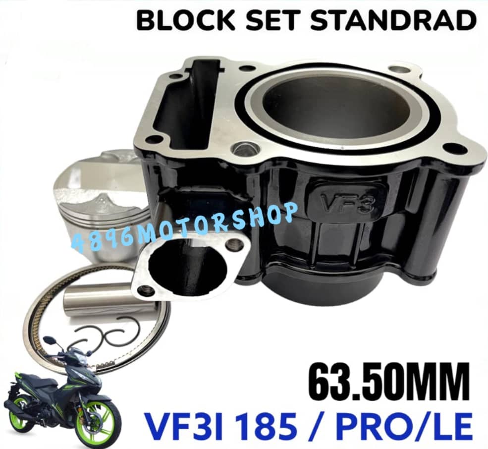 TCB SYM VF3I 185 VF3 PRO LE STD STANDRAD BLOCK SET CLYNDER BLOCK SET 63 ...