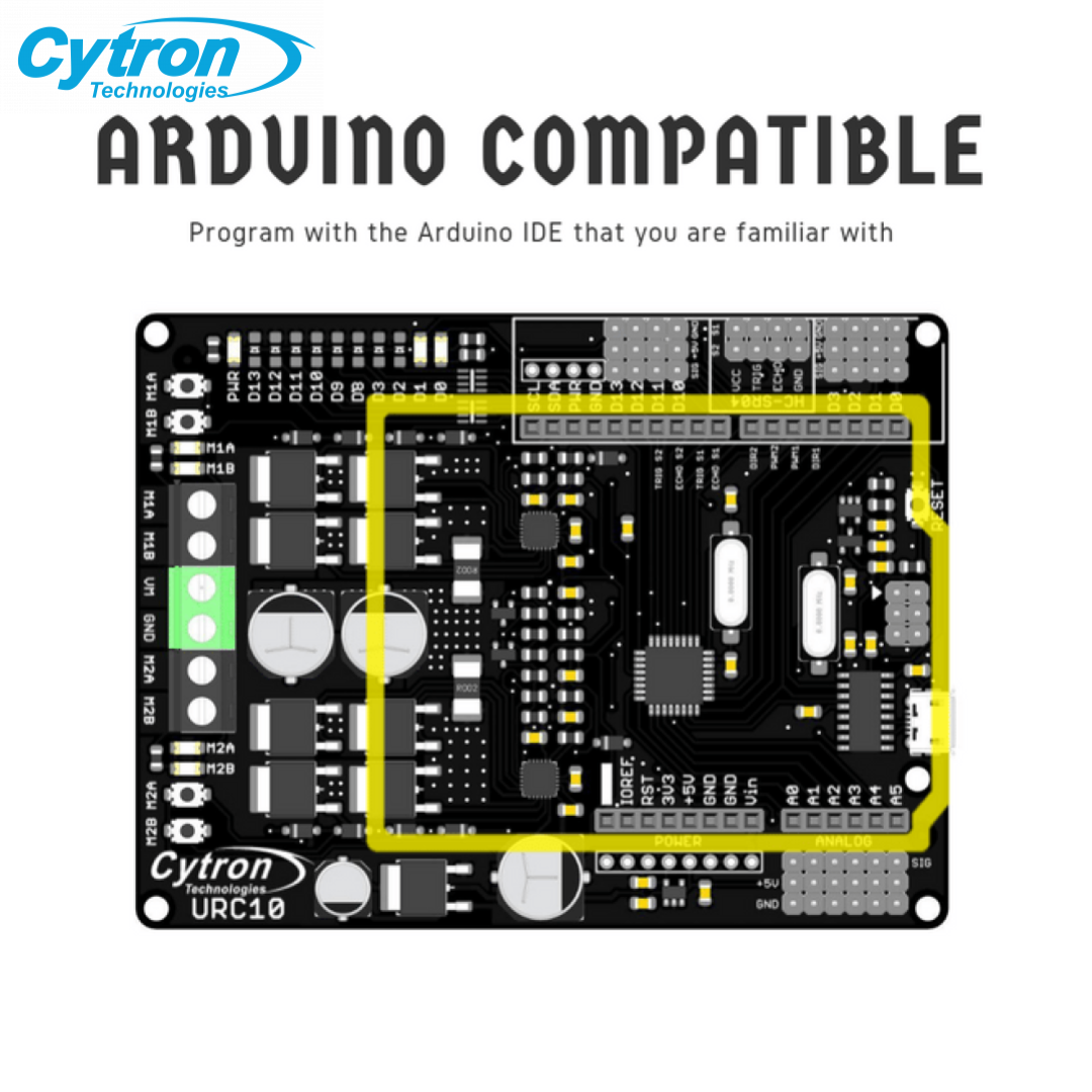 Sumo Robot Controller R1.1 for 3kg Sumo Robots, Arduino Compatible ...