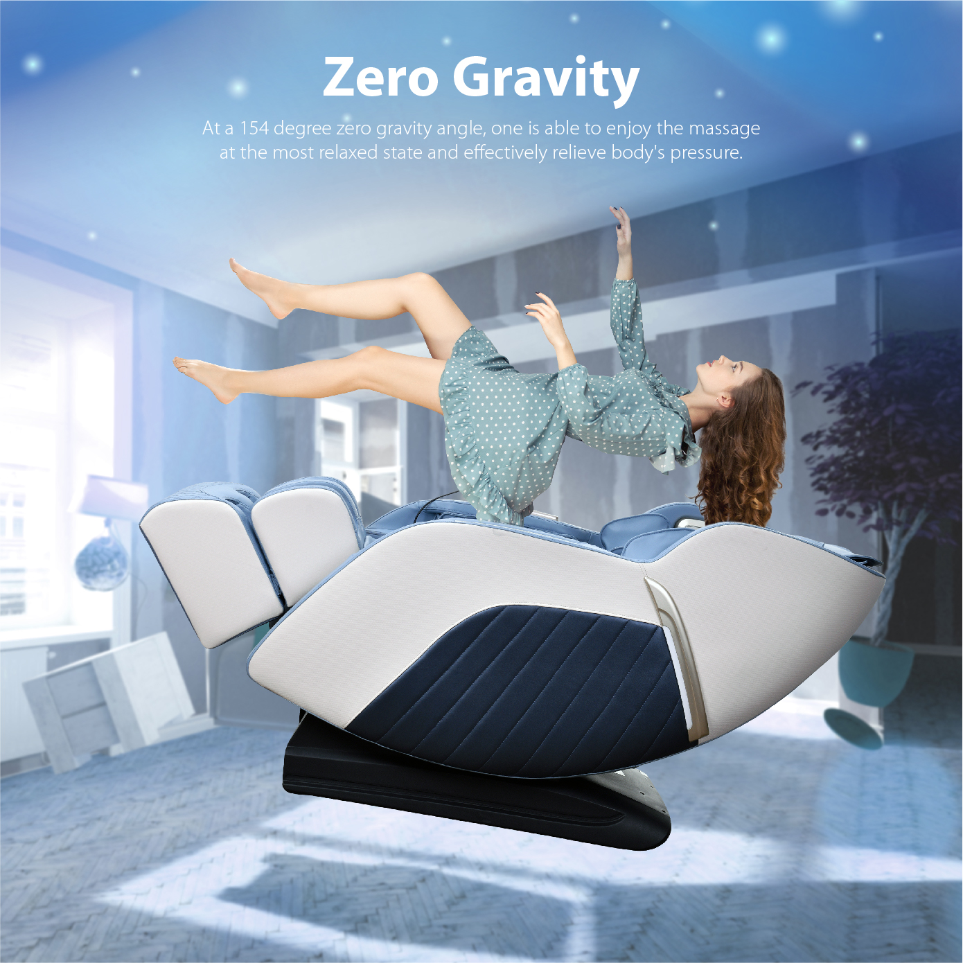 Zero Healthcare uFairy Massage Chair | Shopee Malaysia