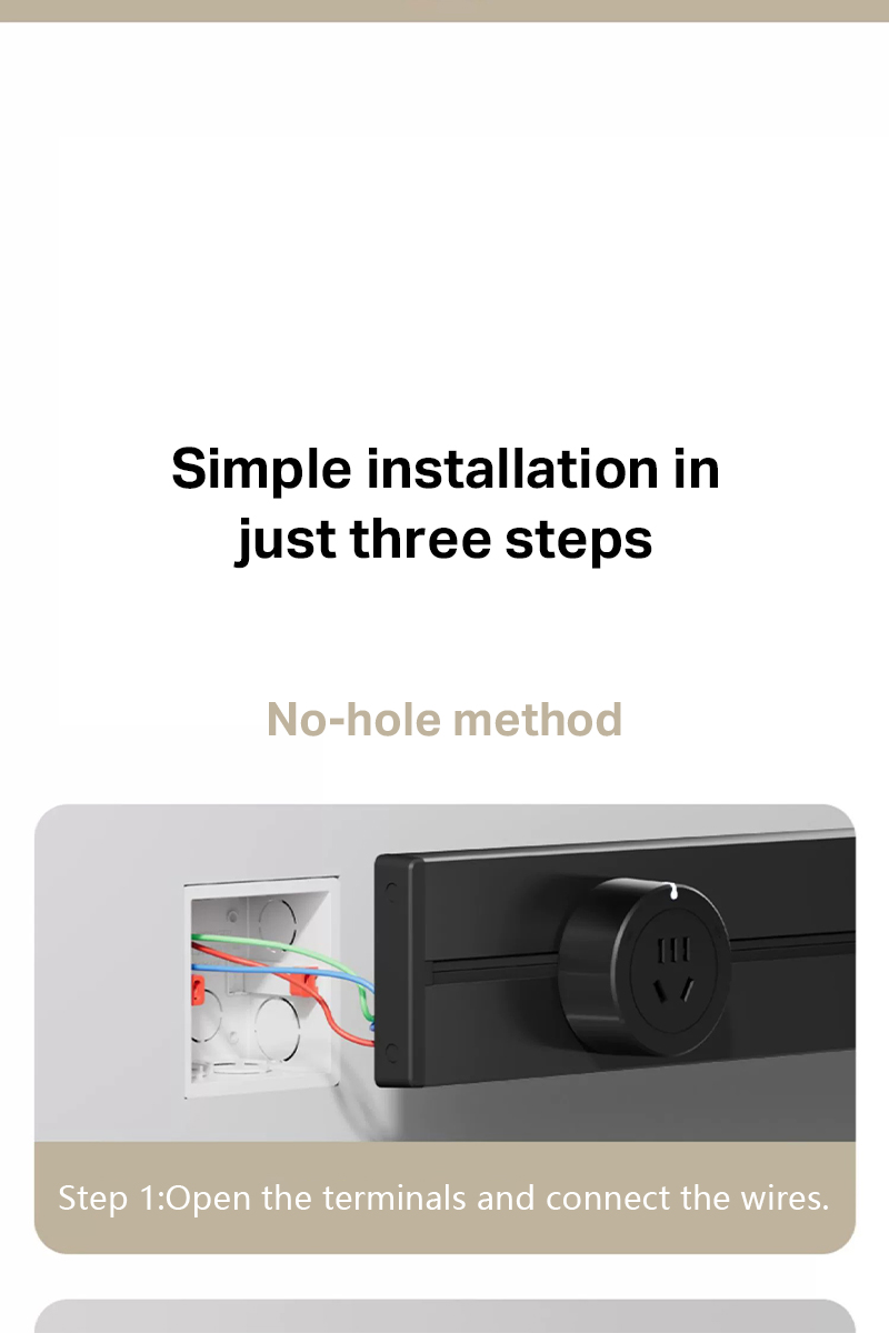【12 Hours Shipping】 Power Track Move Socket Switch 32A Touch Track ...