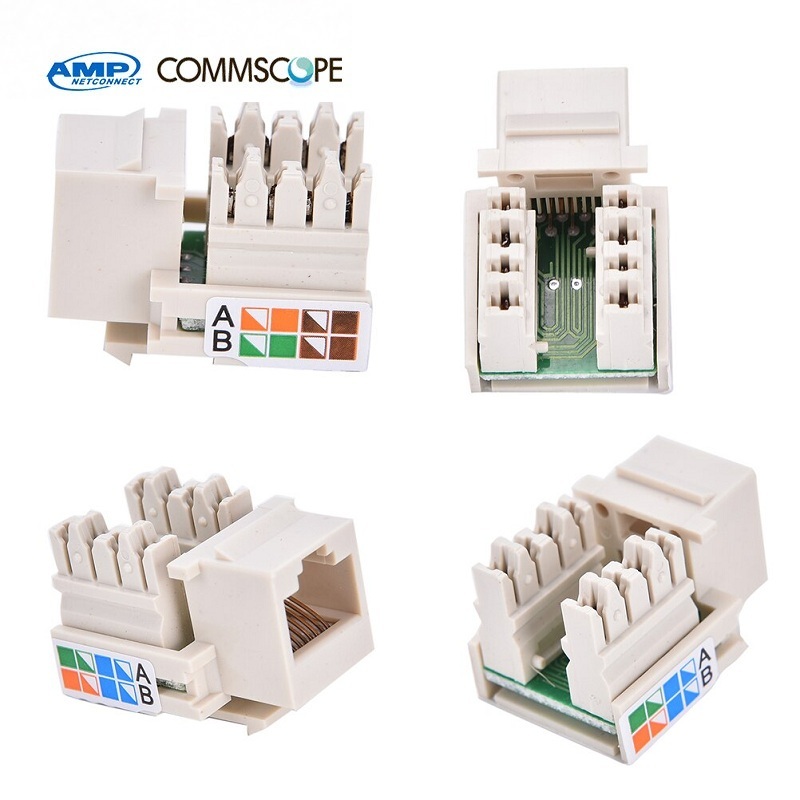 Commscope AMP Cat5e Modular Jack SL-Series RJ45 Commscope AMP Cat5e ...