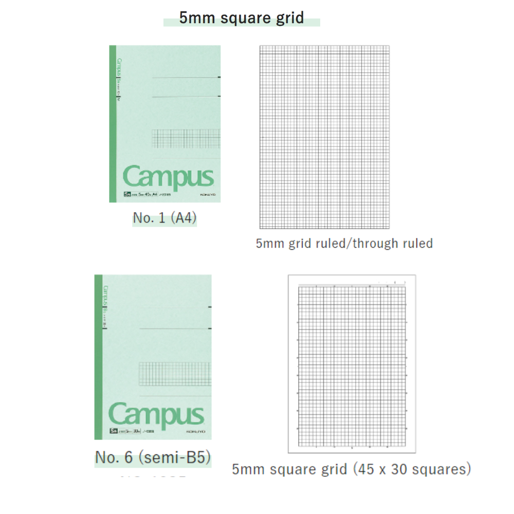Papelería - Kokuyo Campus Manuscript Paper Vertical Writing | Mercado Libre