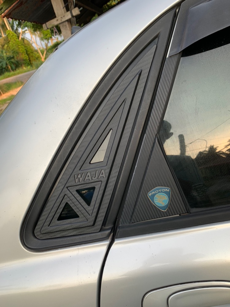 PROTON WAJA TRIANGLE WINDOW COVER Rear Side Louver Cover Penutup ...