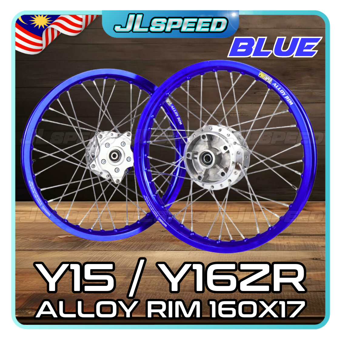PROTAPER Y15 Y15ZR / Y16 1.60x17 Alloy Rim Hub Lidi Complete Set Pnp ...
