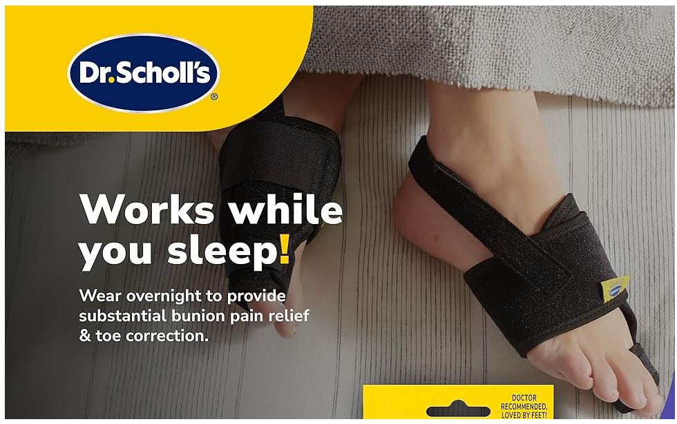 ORIGINAL Scholl's BUNION RELIEF TOE CORRECTOR Mcdavid Knee